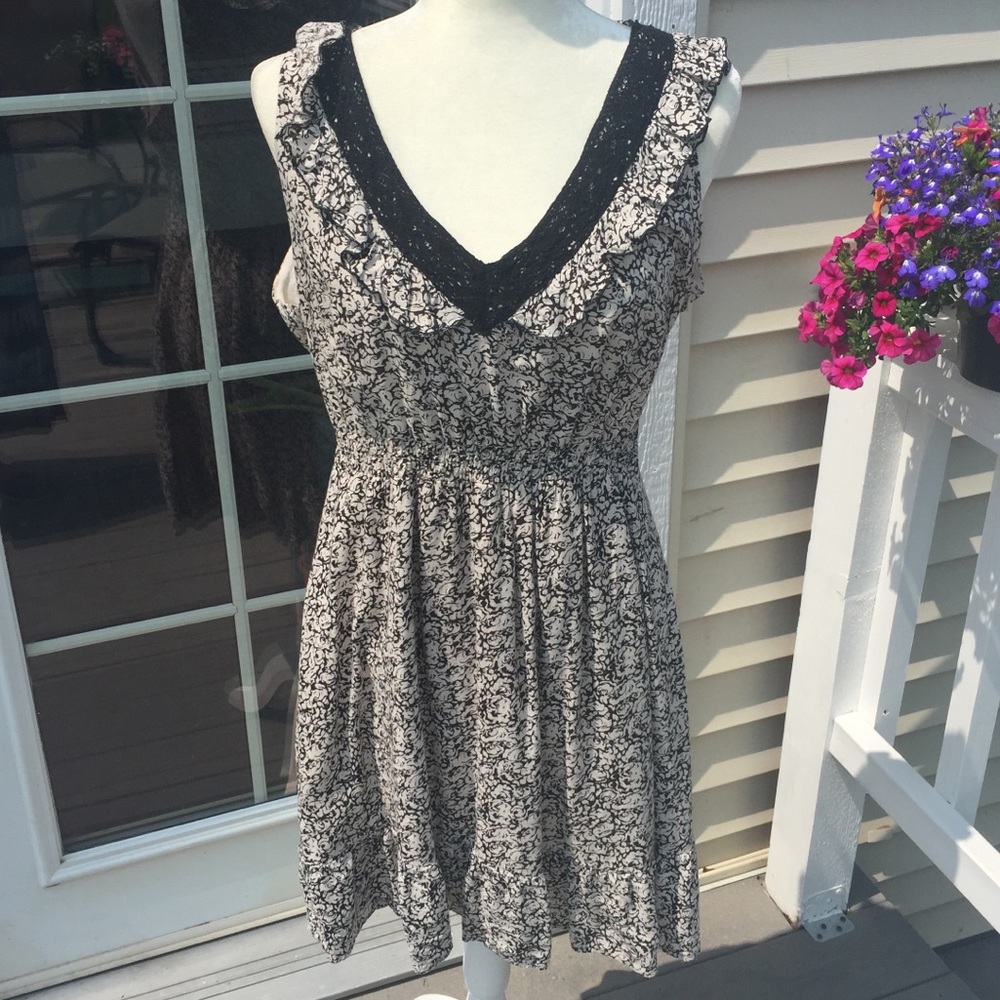 Romy Lined Dress size XL black/cream